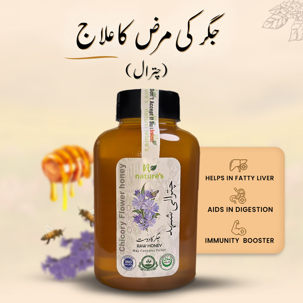 Chicory Flower Honey (Chitral)